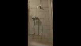 cute slim girl with hairy pussy taking a shower. hidden cam webcam -9