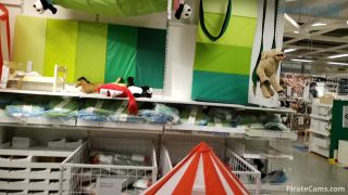 MyFreeCams Webcams Video presents Girl BRITKITTY in Public flashing in IKEA webcam -0