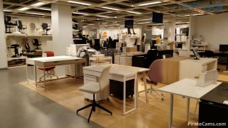 MyFreeCams Webcams Video presents Girl BRITKITTY in Public flashing in IKEA webcam -7