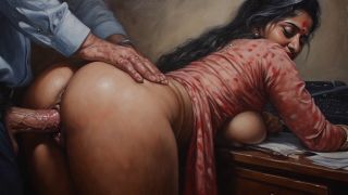 Chudai Boss Ne Meri Chudai Ki Ghodi Bana Kar Hindi Short Video HD-4