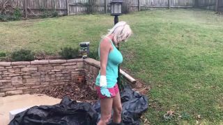 Porn tube BuddahsPlayground - Cleaning Outdoors in Rain Boots-6