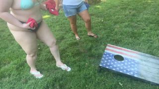 ErikaSwingz - Strip CornHole When Strangers Show U - Public nudity-1