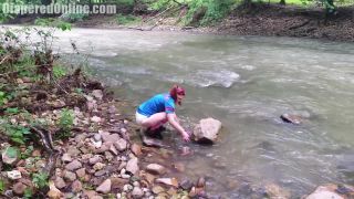 DiaperedonlineKaley Kaley Bubble Blowing At River-2