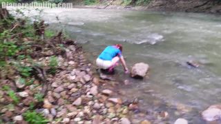 DiaperedonlineKaley Kaley Bubble Blowing At River-4