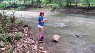 DiaperedonlineKaley Kaley Bubble Blowing At River-7