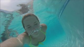 Go pro pool time with nipples  slip-5