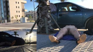 Ivy RosesLaying Blindfolded In Sidewalk-1