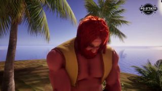 Face Fuck Pirates Booty  Red Head Pirate Fucked In All Her Holes By Huge Cock  Big Cock  3D Animated-3