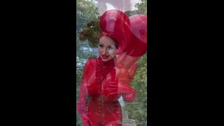 FetiliciousFans SiteRipPt 2Red Inflatable Wig-7