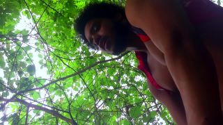 Jade Jordan Pt 1Almost Caught¡ Pussy so Good had to FUCK AGAINST a TREE (Oral Creampie) Jade Jordan 1080p-8