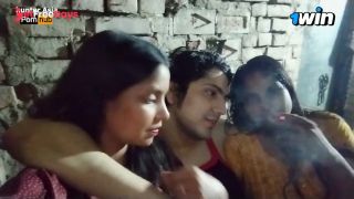 [GetFreeDays.com] Desi Villagers Threesome Sex in Village House Porn Clip July 2023-0