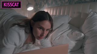 Get S2E5: Step mom helps to cum step son in share bed while working till get pussy creampie and facial-7