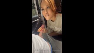 Gracewearslace (gracewearslace) Sex In The Car In The Parking Lot Onlyfans (Amateur porn)-1