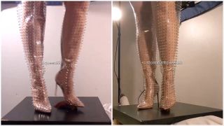 7102 Amateur Bootjob in Spiked Boots 5-2