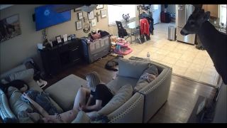 Living Room Handjob MILF Wife Ip Cam Hack Voyeur!-5