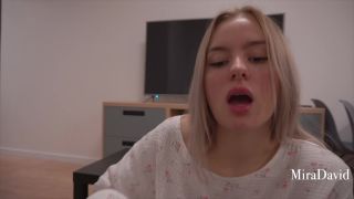 MiraDavidHottie In Pajamas Sucks My Dick On The Couch - 1080p-0