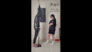 Mistress Ann Swing Practice Batting His Balls (Femdom porn)-0