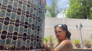 free porn video 17 MackMovies – Samantha Mack Solo Series – Poolside JOI, lesbian nylon fetish on fetish porn -0