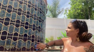free porn video 17 MackMovies – Samantha Mack Solo Series – Poolside JOI, lesbian nylon fetish on fetish porn -7