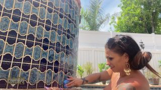 free porn video 17 MackMovies – Samantha Mack Solo Series – Poolside JOI, lesbian nylon fetish on fetish porn -8