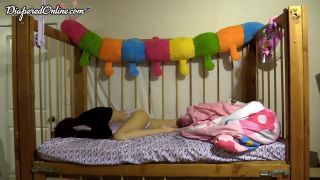 Diaperedonline2Picky Picky Pullup Masturbation in Crib-9