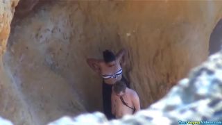 Couple caught in beach fucking Nudism!-1