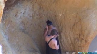 Couple caught in beach fucking Nudism!-3