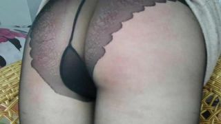 Free Porn Spank Video | [hotspanker.com] M097 - Reading after Spanking Wooden Paddle in Tights-5
