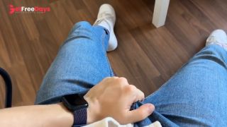Straight friends jerk off each other-1