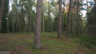 [K2S.CLUB] TheLazyCouple - Hot brunette doggystyle anal in the woods - FullHD 1080P-9