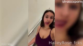 Hailey Rose Sex Tape Hailey Rose stars in Must-Watch School Bathroom Fuck Video with Cumshot Walk Leak-9