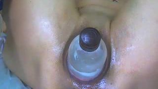 Mature Penetrated Many Dildos In Her Giant Gaping Pussy D...-1