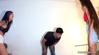 xxx clip 25 PROTECT UR NUTS & UNIVERSE BALLBUSTING The Kick in the Balls Challenge! 3, bikini femdom on femdom porn -6