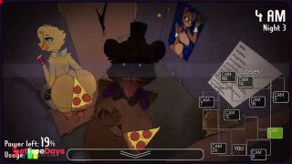 Five Nights at FuzzBoobs 3nd Night Parody Game Play-9