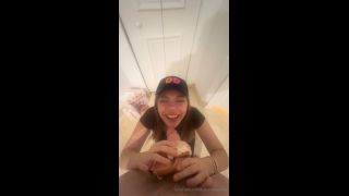 Katiana Kay (katianakay) Dunkin Donuts BJ Onlyfans (Pornstar)-4