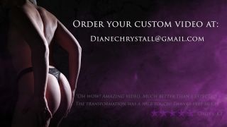 Femdom Thrills: Diane Chrystall's Makeup Brush Cock Tickling-9
