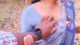 Indian Jungle sex .desi bhabi fucking big dick in forest.telugu dirty talks.-0