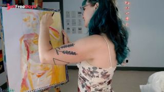 Painting another self portrait   -1