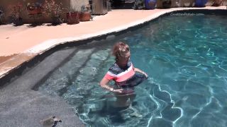 Custom Fetish - Sable Wets Clothes in Pool 2 outfits - Fetish-8