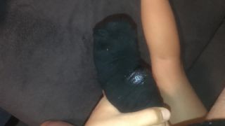 xxx video 1 Plays with Balls – Amateur Footjob #21 – Socks, Kicking, Ballbusting, Cum in Socks, femdom bi cuckold on femdom porn -9
