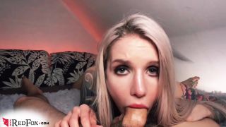 Red FoxBlonde Blowjob Cock Neighbor And Handjob After The Date-5