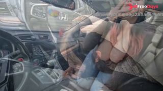 POV First Date Cigarette Smoking Car Blowjob-6