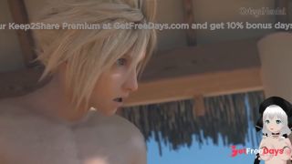 [GetFreeDays.com] Aerith x Tifa x Cloud x Hard sex on the beach Adult Clip December 2022-6