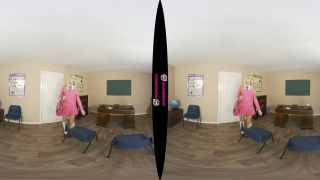 CHLOE TOY'S NAUGHTY PUSSY PROMISES IN HER SCHOOLGIRL UNIFORM (VR180 3D-0