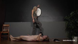 7199 Tatjana Trampling my Body  Face and Cock in Shoes  Socks...-6