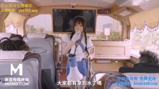 Jiang Youyi - Sex bus. Sexy female tour guide and passenger promiscuity tour [uncen] - Madou Media, Royal Asian Studio (HD 2021)-0