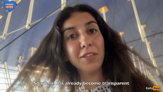 Katty West Crazy Blowjob And Cumwalk in Big Airport (Euro sex)-6