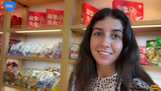 Katty West Crazy Blowjob And Cumwalk in Big Airport (Euro sex)-8