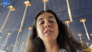 Katty West Crazy Blowjob And Cumwalk in Big Airport (Euro sex)-9
