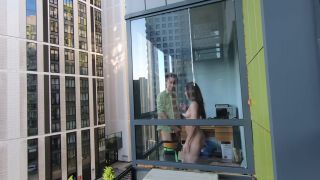 Spying on the Neighbors Public Sex on the Balconys - Public-4